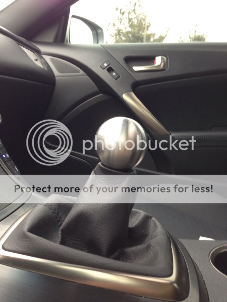 Spherical weighted shift knob Hyundai Genesis Forum